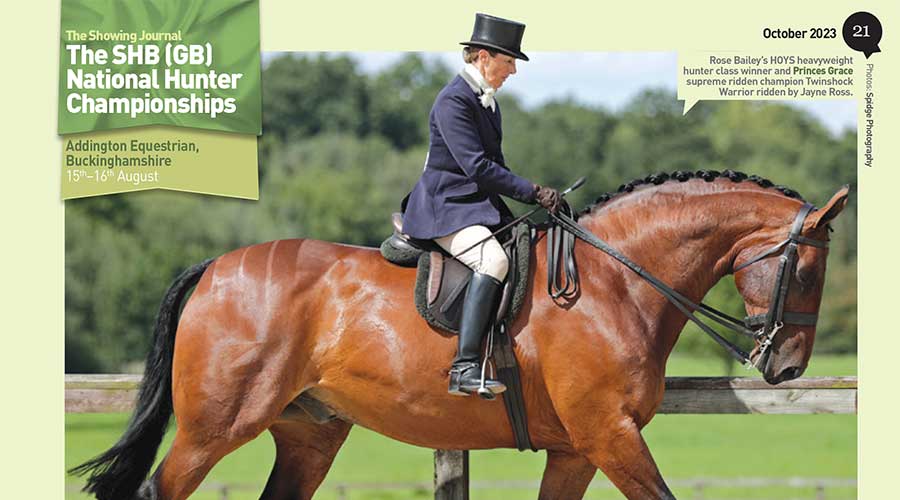 The SHB (GB) National Hunter Championship