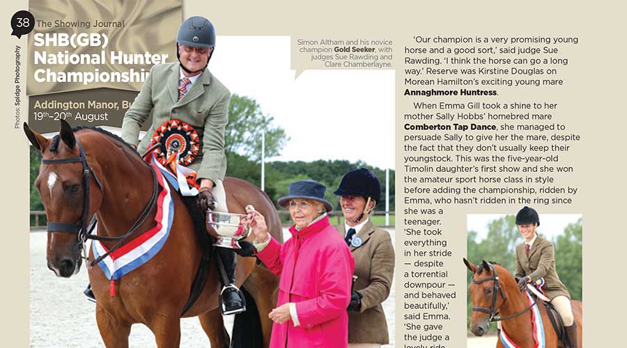 SHB(GB) National Hunter Championships